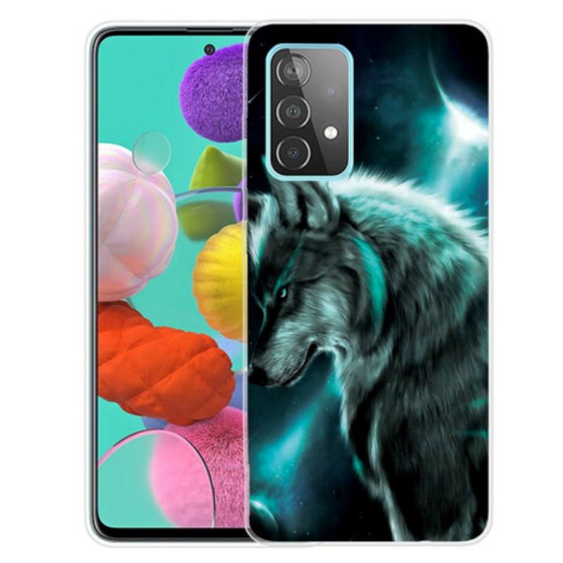 Capa De Celular Para Samsung Galaxy A72 4G / A72 5G Lobo Real