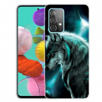 Capa De Celular Para Samsung Galaxy A72 4G / A72 5G Lobo Real