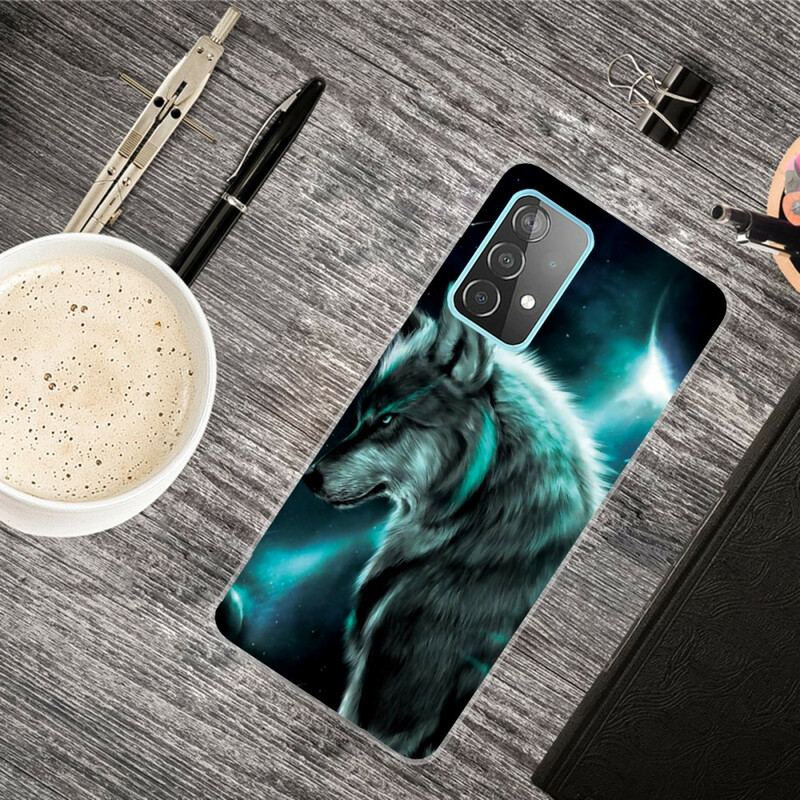 Capa De Celular Para Samsung Galaxy A72 4G / A72 5G Lobo Real