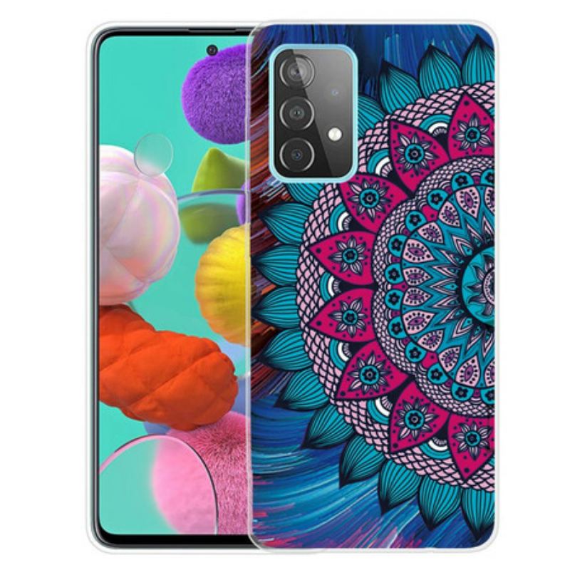 Capa De Celular Para Samsung Galaxy A72 4G / A72 5G Mandala Colorida