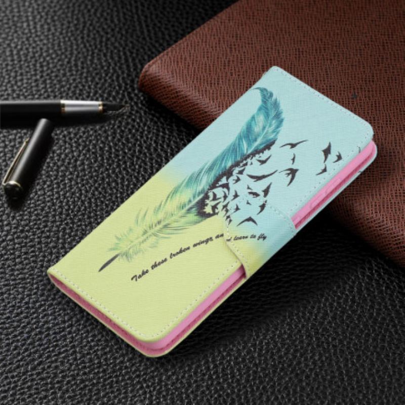 Capa Flip Para Samsung Galaxy A72 4G / A72 5G Aprender A Voar