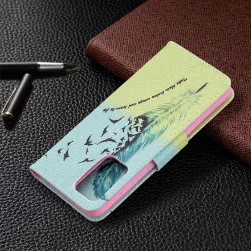 Capa Flip Para Samsung Galaxy A72 4G / A72 5G Aprender A Voar