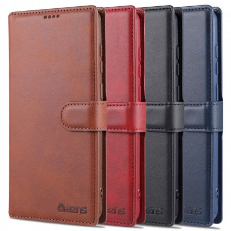 Capa Flip Para Samsung Galaxy A72 4G / A72 5G Azns Retrô