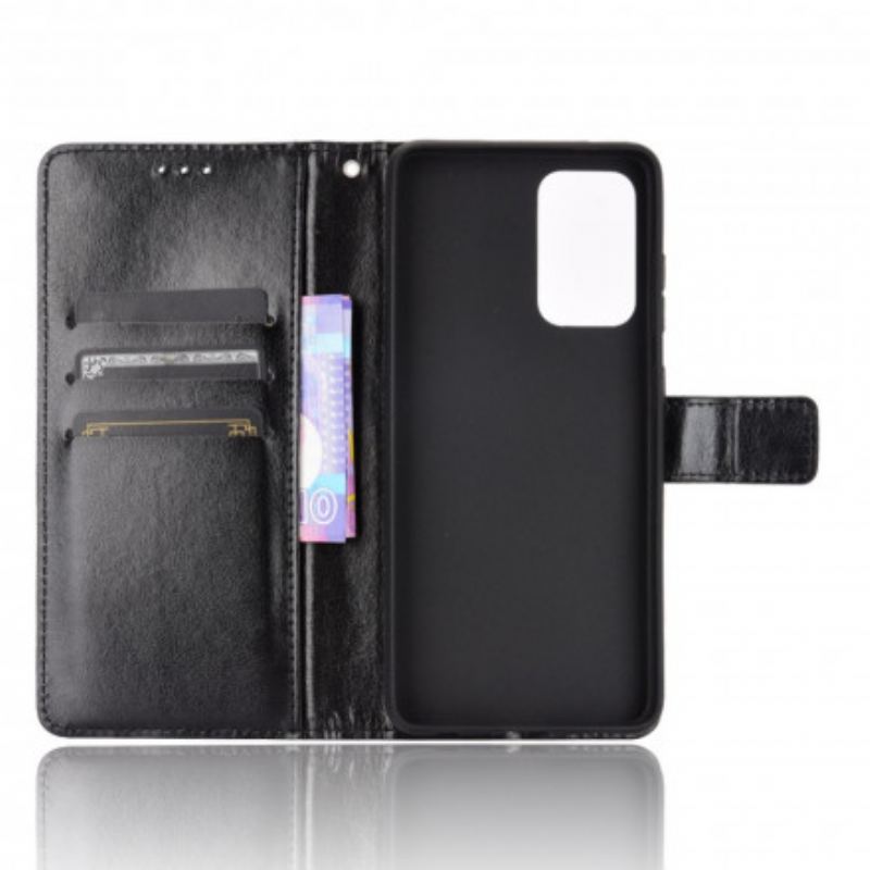 Capa Flip Para Samsung Galaxy A72 4G / A72 5G Couro Falso Chamativo