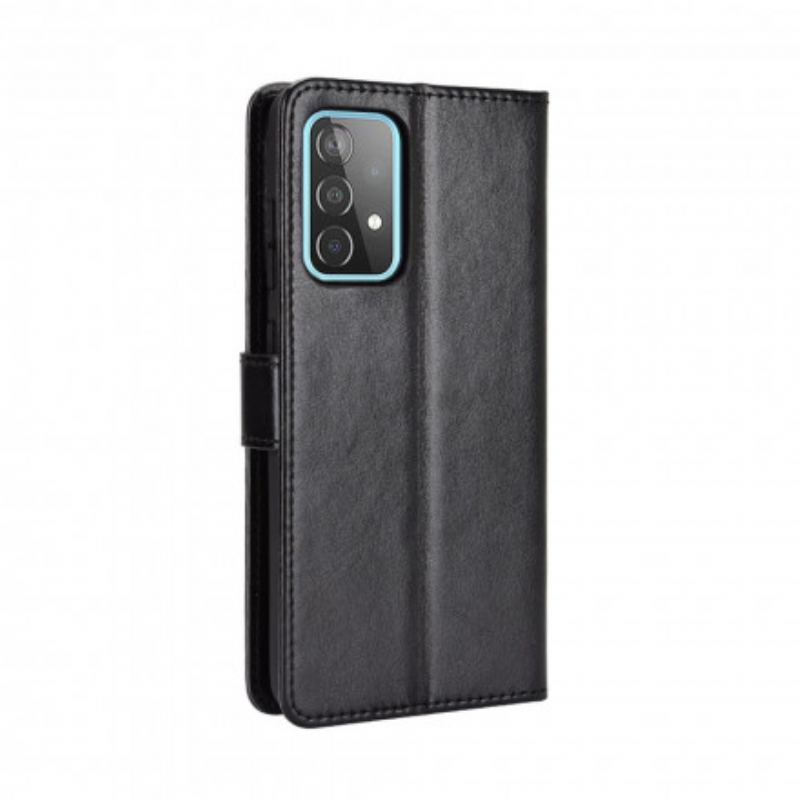 Capa Flip Para Samsung Galaxy A72 4G / A72 5G Couro Falso Chamativo