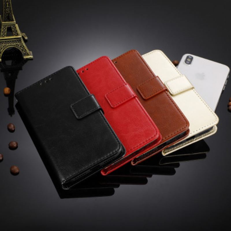 Capa Flip Para Samsung Galaxy A72 4G / A72 5G Couro Falso Chamativo