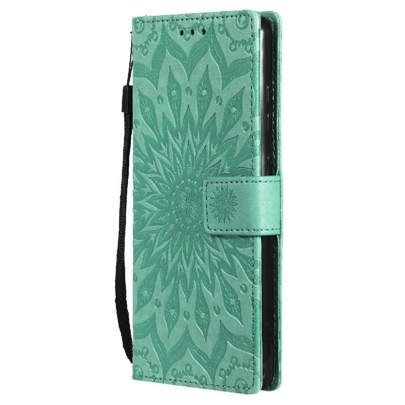 Capa Flip Para Samsung Galaxy A72 4G / A72 5G Flor Do Sol