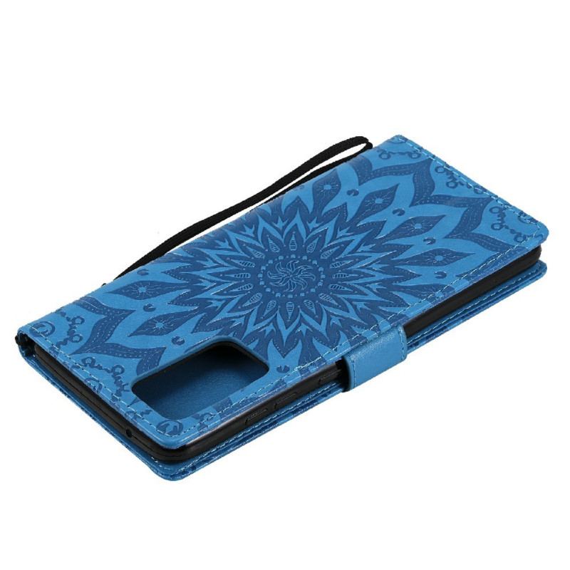 Capa Flip Para Samsung Galaxy A72 4G / A72 5G Flor Do Sol