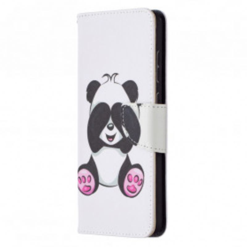 Capa Flip Para Samsung Galaxy A72 4G / A72 5G Panda Divertido