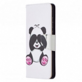 Capa Flip Para Samsung Galaxy A72 4G / A72 5G Panda Divertido