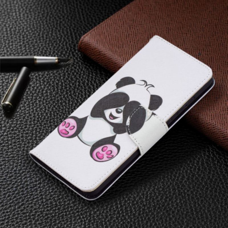 Capa Flip Para Samsung Galaxy A72 4G / A72 5G Panda Divertido