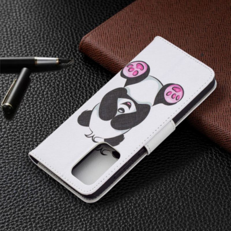 Capa Flip Para Samsung Galaxy A72 4G / A72 5G Panda Divertido