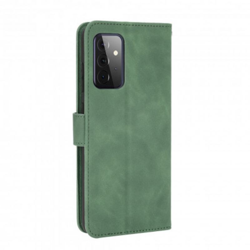 Capa Flip Para Samsung Galaxy A72 4G / A72 5G Toque De Pele