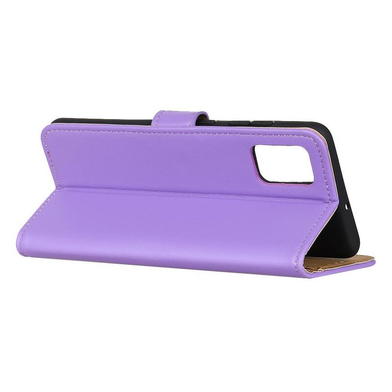 Capa Folio Para Samsung Galaxy A72 4G / A72 5G Couro Sintético Liso