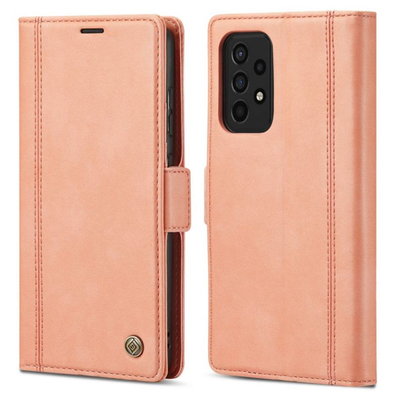 Capa Folio Para Samsung Galaxy A72 4G / A72 5G Fecho Duplo Lc.imeeke