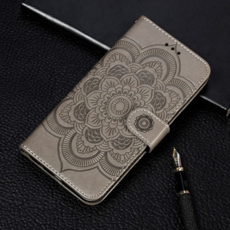 Capa Folio Para Samsung Galaxy A72 4G / A72 5G Mandala Completa