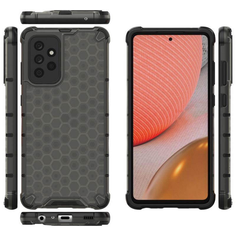 Capa Para Samsung Galaxy A72 4G / A72 5G De celular Com Cabo De Favo De Mel