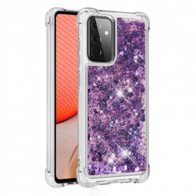 Capa Para Samsung Galaxy A72 4G / A72 5G Desejos Lantejoulas