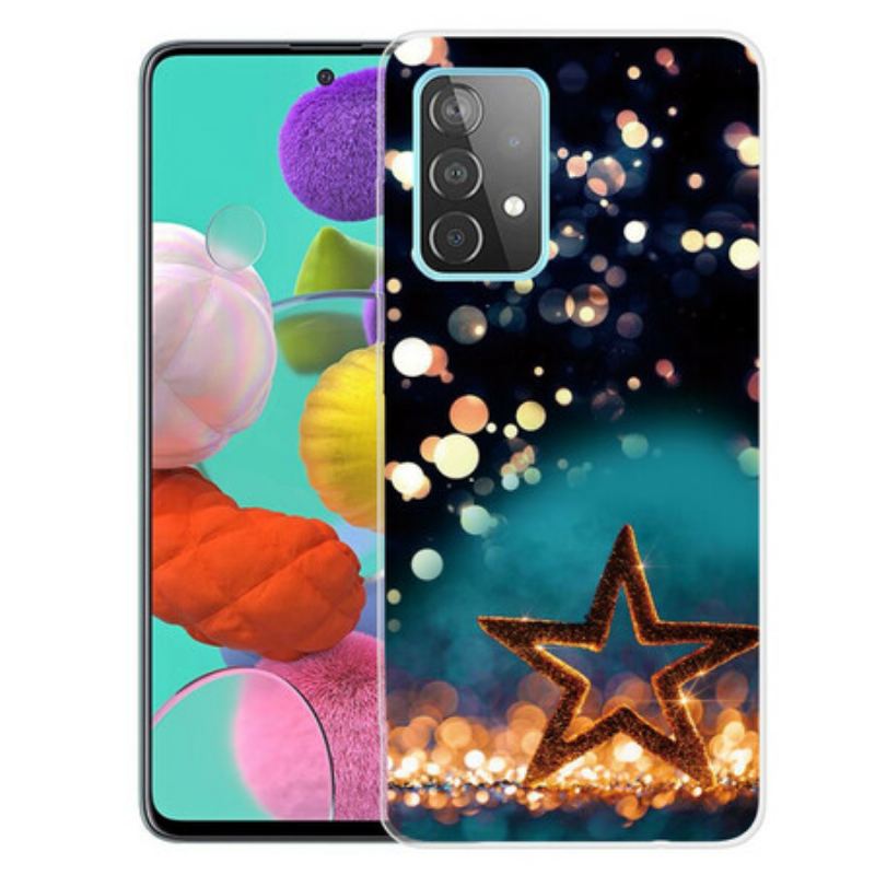 Capa Para Samsung Galaxy A72 4G / A72 5G Estrela Flexível