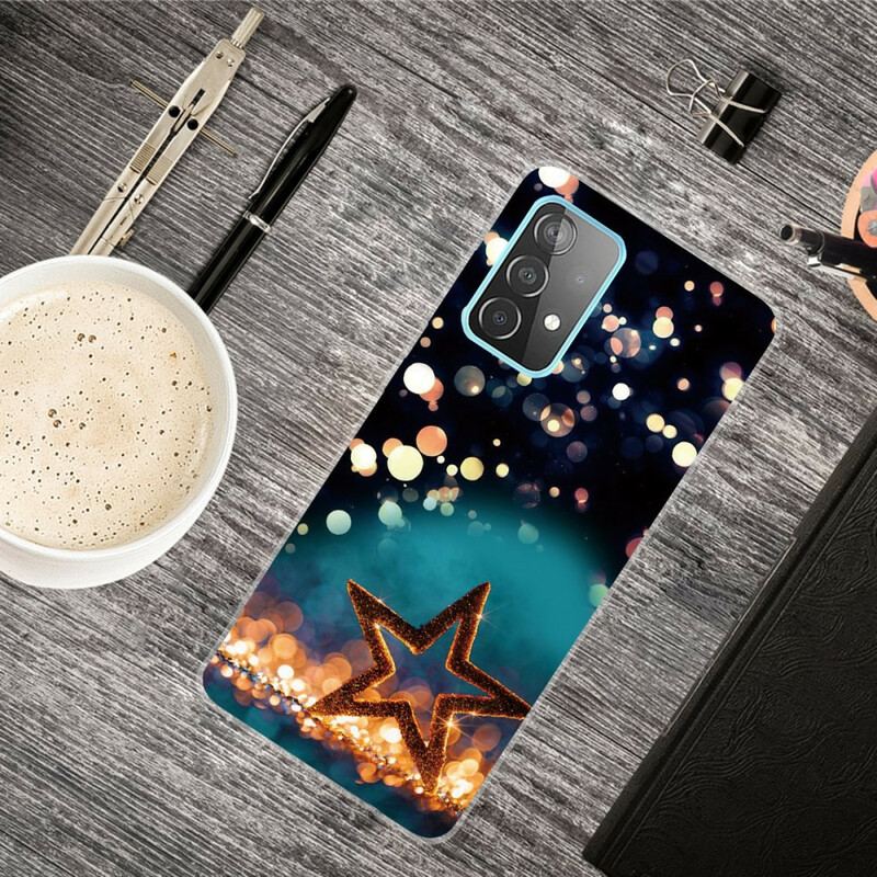 Capa Para Samsung Galaxy A72 4G / A72 5G Estrela Flexível