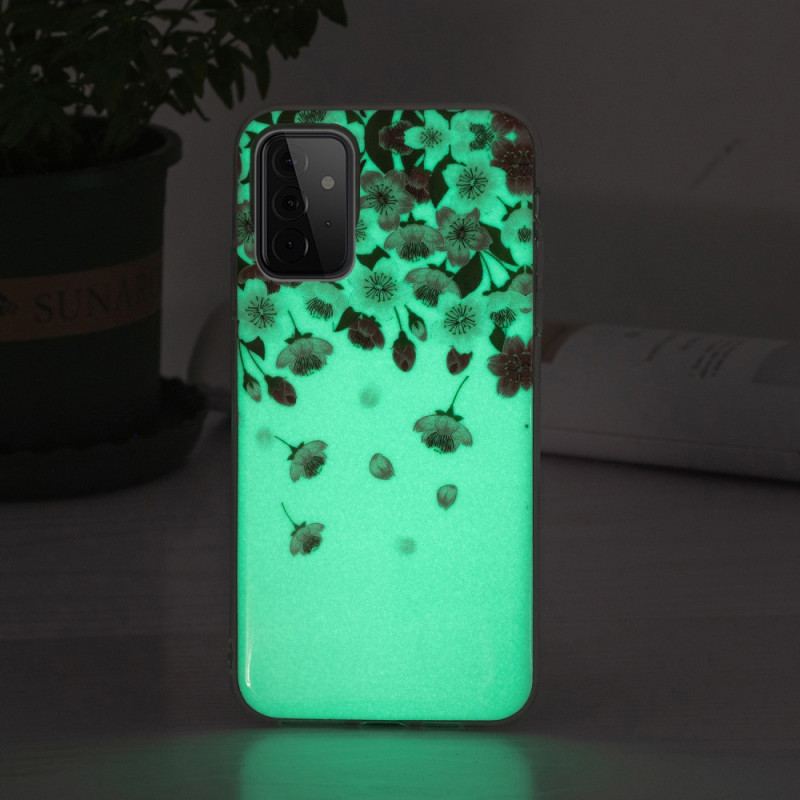 Capa Para Samsung Galaxy A72 4G / A72 5G Flores Fluorescentes