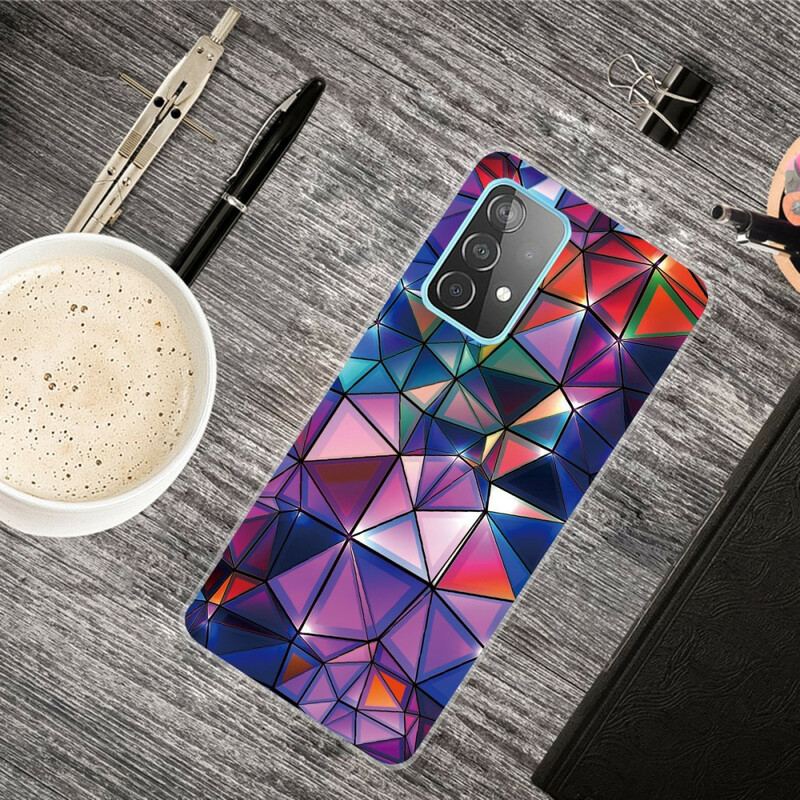 Capa Para Samsung Galaxy A72 4G / A72 5G Geometria Flexível