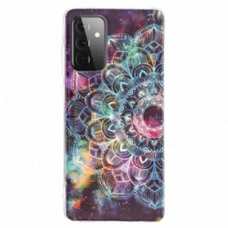 Capa Para Samsung Galaxy A72 4G / A72 5G Mandala Colorida Fluorescente