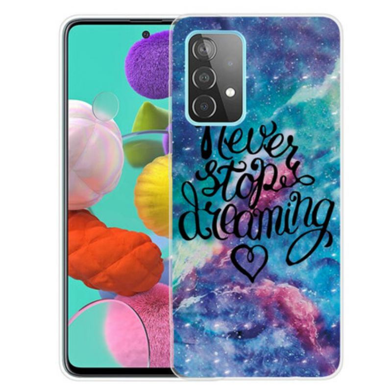 Capa Para Samsung Galaxy A72 4G / A72 5G Nunca Pare De Sonhar