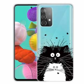 Capa Para Samsung Galaxy A72 4G / A72 5G Olha Os Gatos