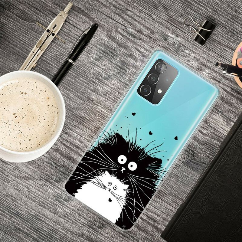 Capa Para Samsung Galaxy A72 4G / A72 5G Olha Os Gatos