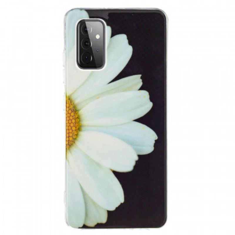 Capa Para Samsung Galaxy A72 4G / A72 5G Série Flor Fluorescente