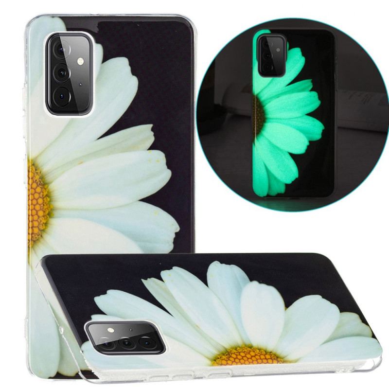 Capa Para Samsung Galaxy A72 4G / A72 5G Série Flor Fluorescente