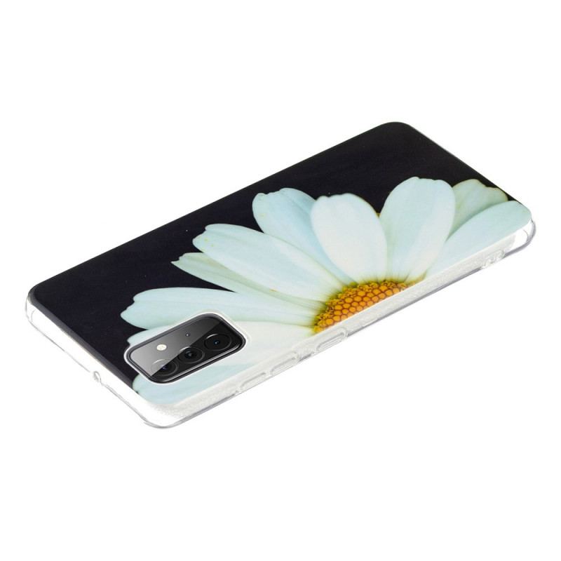 Capa Para Samsung Galaxy A72 4G / A72 5G Série Flor Fluorescente