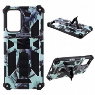 Capa Para Samsung Galaxy A72 4G / A72 5G Suporte Removível De Camuflagem