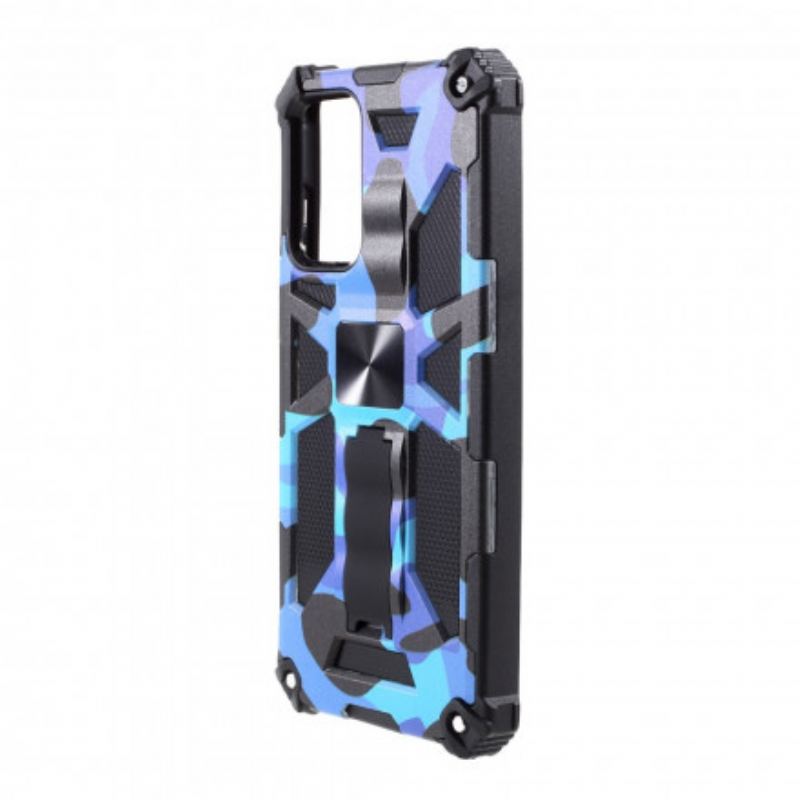 Capa Para Samsung Galaxy A72 4G / A72 5G Suporte Removível De Camuflagem