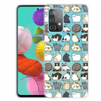 Capa Para Samsung Galaxy A72 4G / A72 5G Top Cats