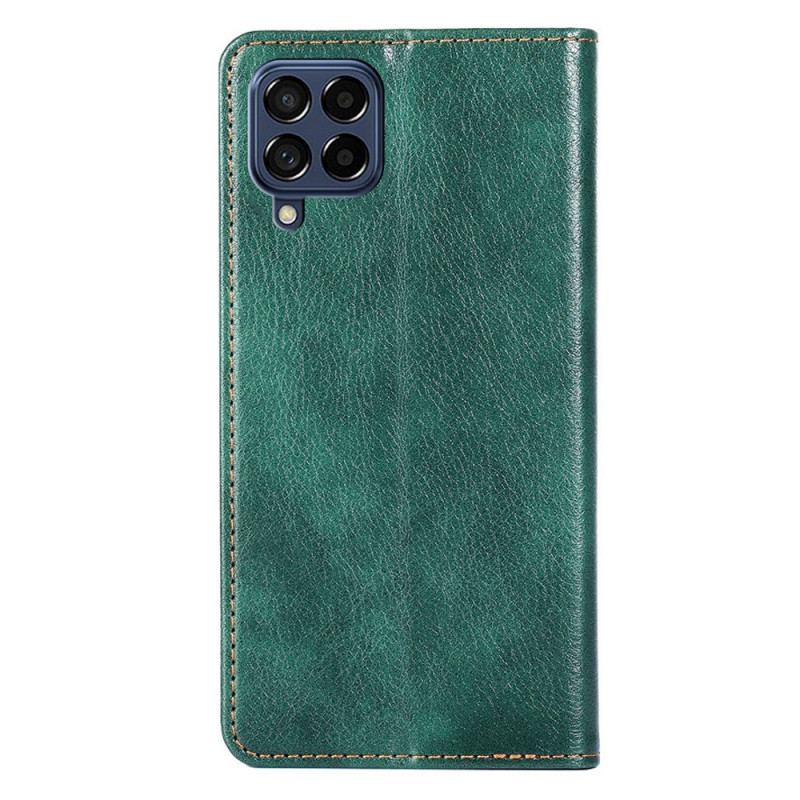 Capa De Celular Para Samsung Galaxy M53 5G Flip Couro Sintético Retrô