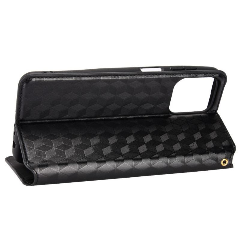 Capa De Celular Para Samsung Galaxy M53 5G Flip Cubos 3d