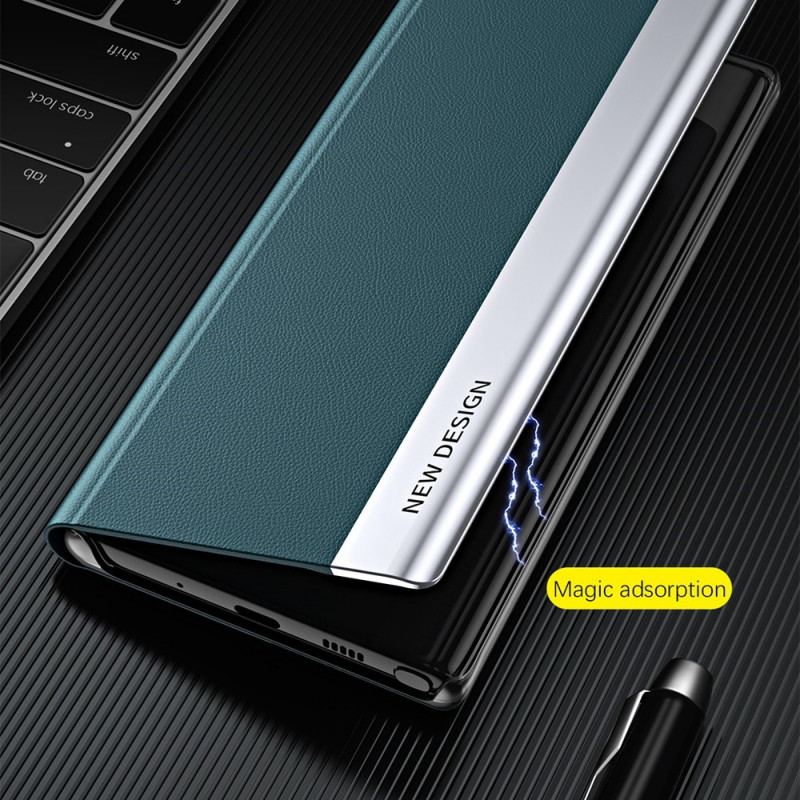 Capa De Celular Para Samsung Galaxy M53 5G Flip Novo Design De Couro Sintético