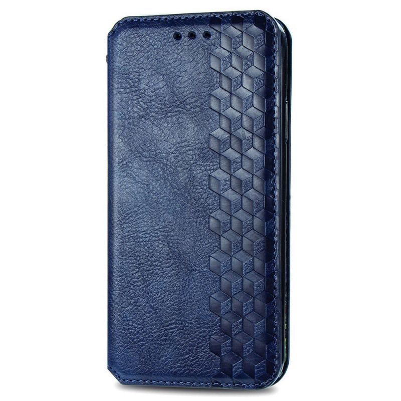 Capa De Celular Para Samsung Galaxy M53 5G Flip Padrão De Efeito De Couro