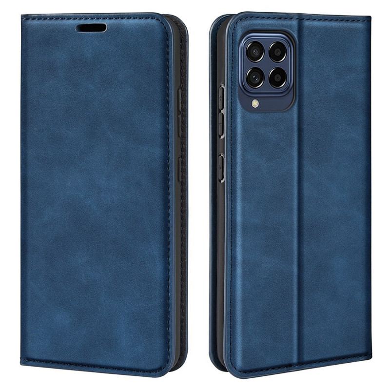 Capa De Celular Para Samsung Galaxy M53 5G Flip Suavidade Ao Toque Da Pele