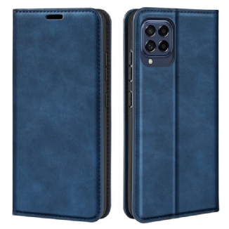 Capa De Celular Para Samsung Galaxy M53 5G Flip Suavidade Ao Toque Da Pele