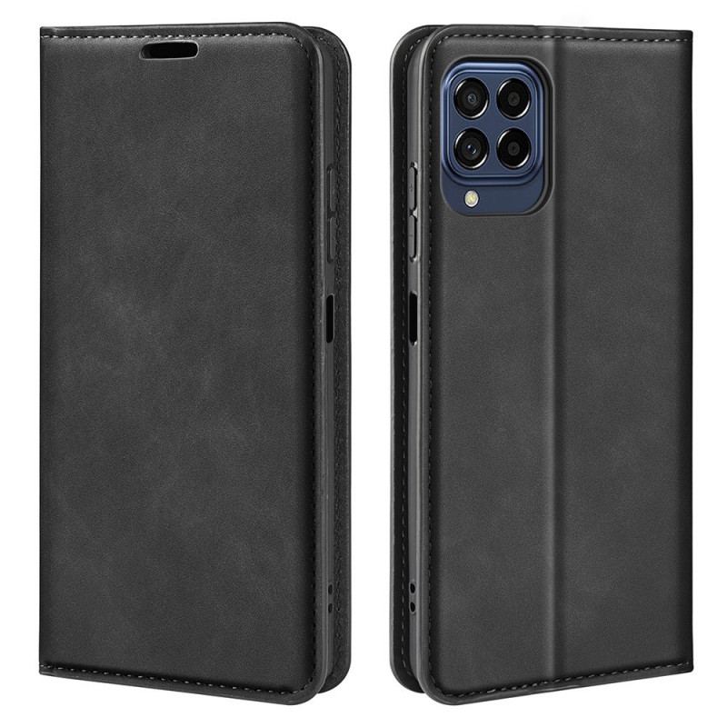 Capa De Celular Para Samsung Galaxy M53 5G Flip Suavidade Ao Toque Da Pele