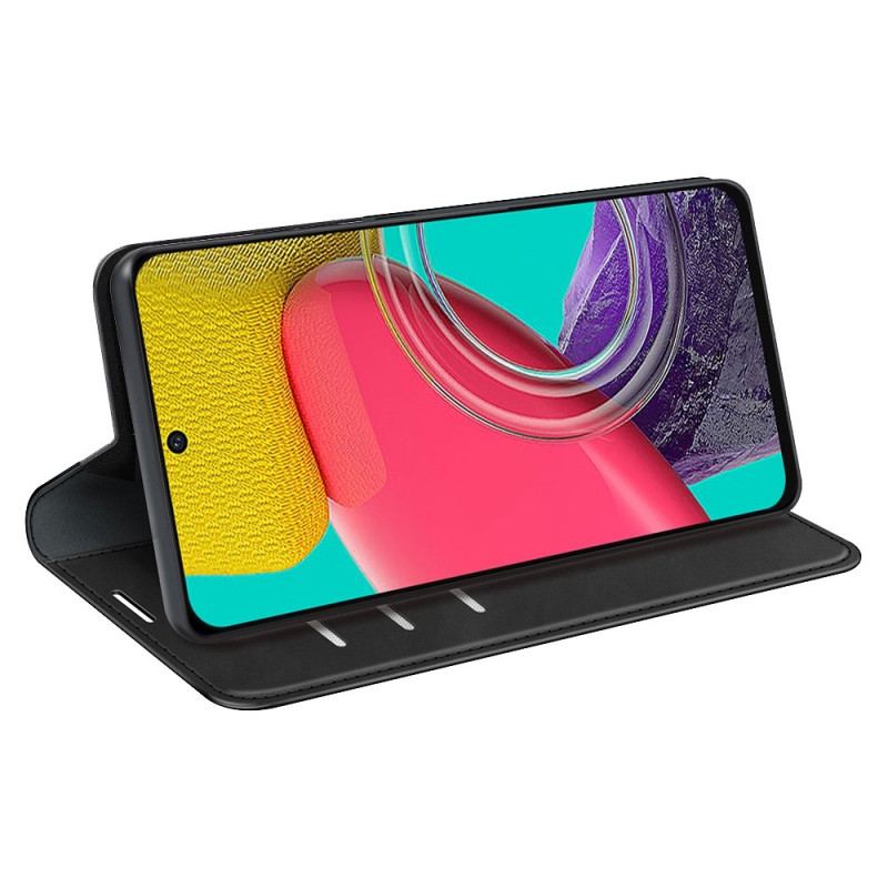 Capa De Celular Para Samsung Galaxy M53 5G Flip Suavidade Ao Toque Da Pele