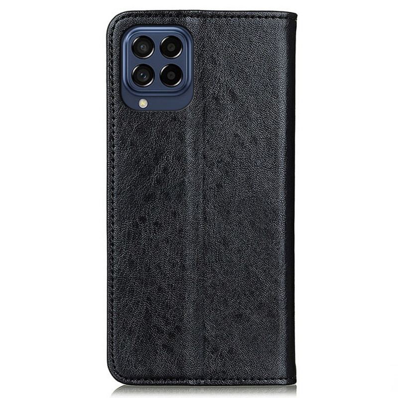 Capa De Celular Para Samsung Galaxy M53 5G Flip Textura De Couro