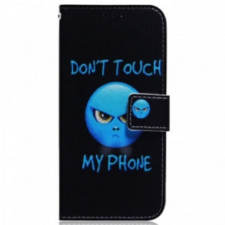 Capa De Couro Para Samsung Galaxy M53 5G Emoji Telefone