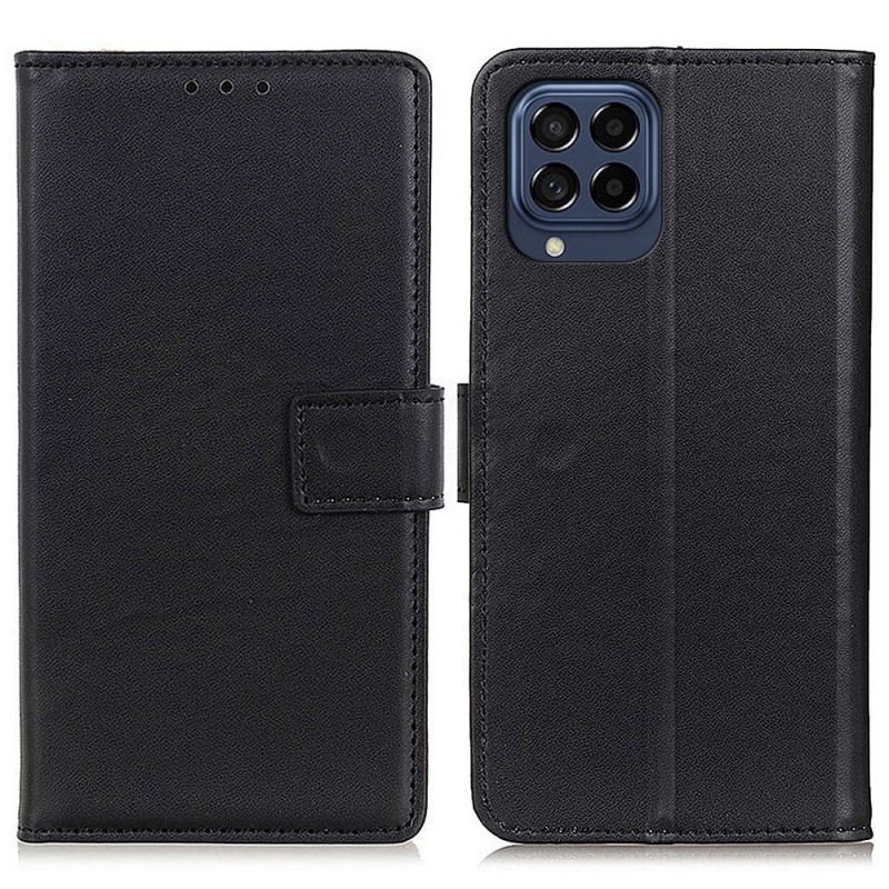 Capa De Couro Para Samsung Galaxy M53 5G Estilo De Couro