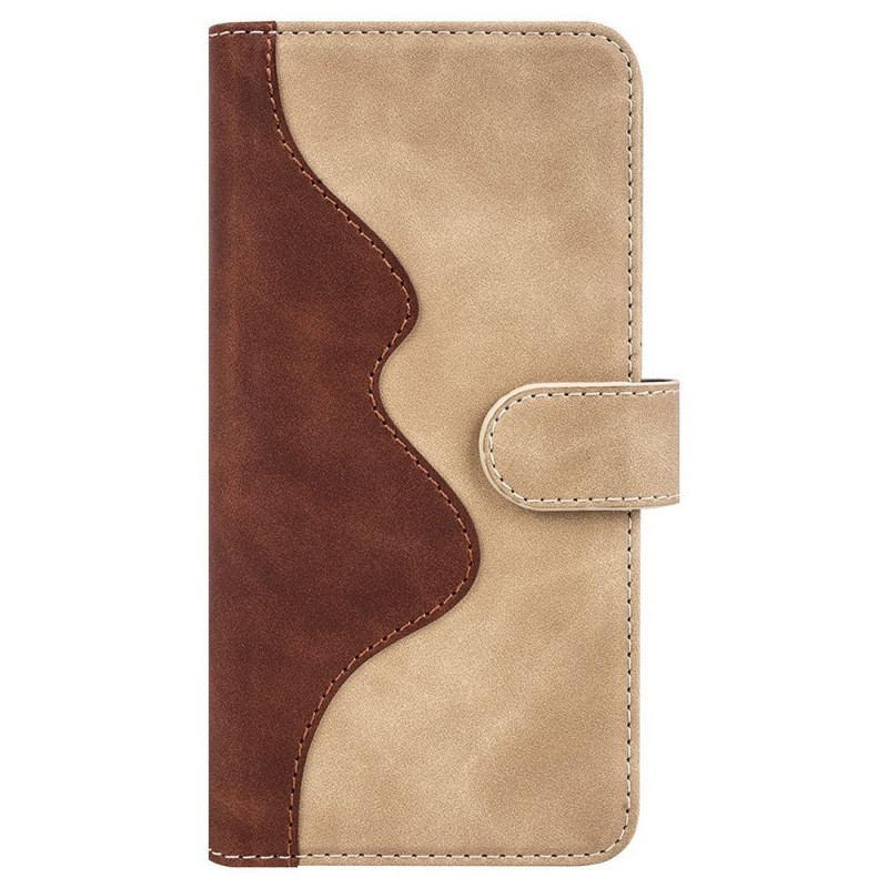 Capa De Couro Para Samsung Galaxy M53 5G Estilo De Couro Ondulado