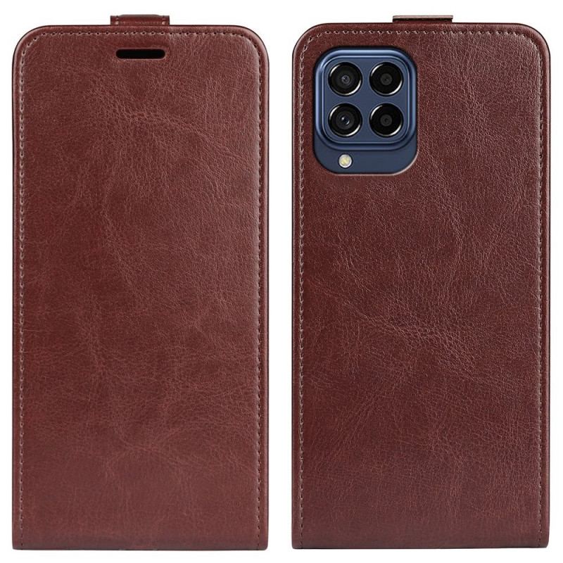 Capa De Couro Para Samsung Galaxy M53 5G Flip Dobrável