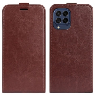 Capa De Couro Para Samsung Galaxy M53 5G Flip Dobrável